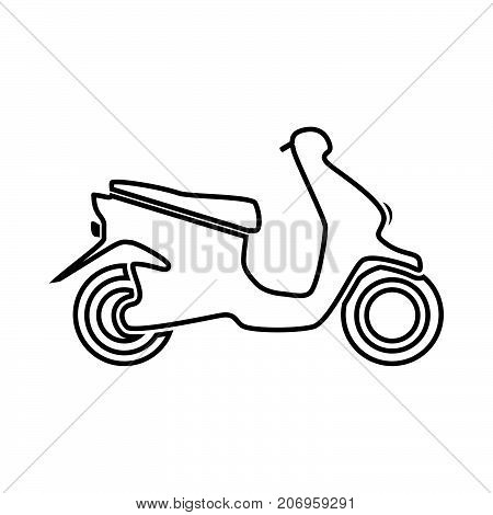 Scooter It Is Black Icon .