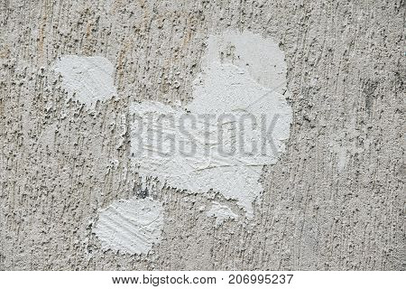 wall of gray cement bricks design concept