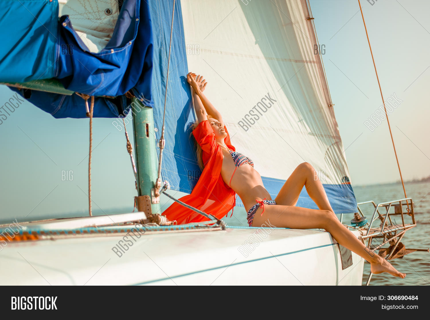 Young Beautiful Slim Image Photo Free Trial Bigstock