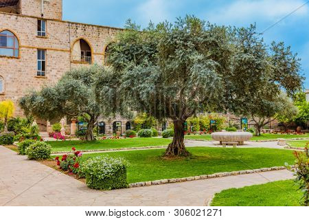 Byblos ,Lebanon- May 4 ,2017 : Saint John Marc Cathedral Byblos Jbeil in Lebanon Middle east