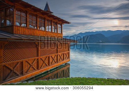 Lake Bled Is A Lake In The Julian Alps Of The Upper Carniolan Region Of Northwestern Slovenia, Where