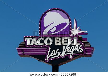 Las Vegas - Circa June 2019: Taco Bell Retail Fast Food Location. Taco Bell Is A Subsidiary Of Yum! 