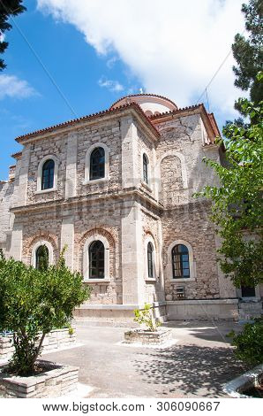 Orthodox Church On Samos Island In Greece
