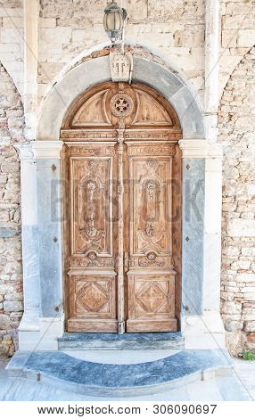 Orthodox Church On Samos Island In Greece