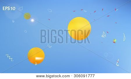 Pure Space Fantasy. Background Texture, Smoot. Ordinary Colorific Illustration.  Cyan Colored Backgr
