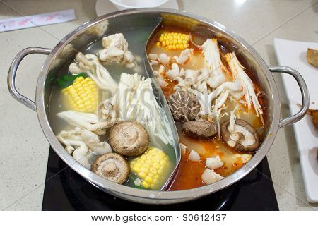 Dwa Style Hot Pot Steam łódź