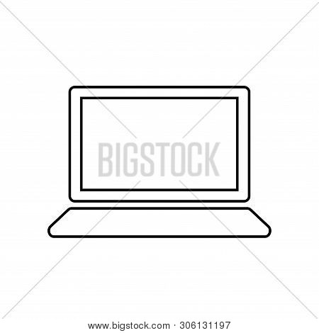 Laptop Icon Isolated On White Background From Miscellaneous Collection. Laptop Icon Trendy And Moder