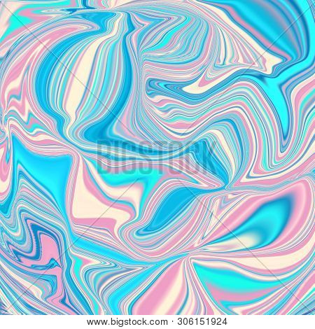 Digital Art. Abstract Colorful Fluid Art Background.