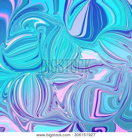 Digital Art. Abstract Colorful Fluid Art Background.
