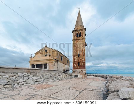 The Church In Embankment In Caorle