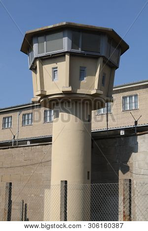 Watchtower In The Stasi Prison In Berlin