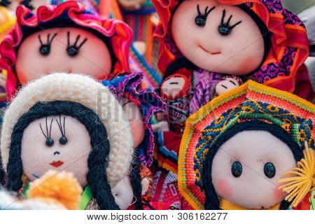 Colorful Andean Craft Stall - Cajamarca Peru