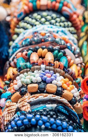 Colorful Andean Craft Stall - Cajamarca Peru