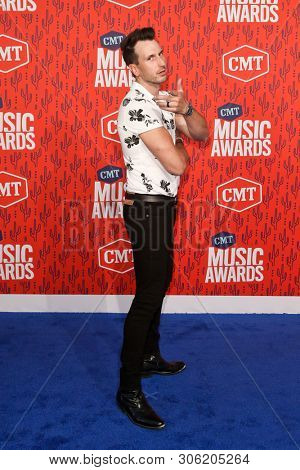 NASHVILLE - JUN 5: Russell Dickerson attends the 2019 CMT Music Awards at Bridgestone Arena on June 5, 2019 in Nashville, Tennessee.