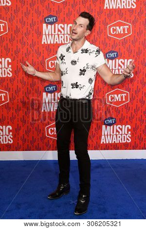 NASHVILLE - JUN 5: Russell Dickerson attends the 2019 CMT Music Awards at Bridgestone Arena on June 5, 2019 in Nashville, Tennessee.