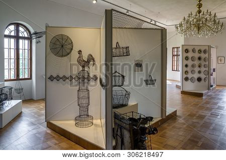 Zilina, Slovakia - May 25: Interior Of Budatin Castle On May 25, 2019 In Zilina