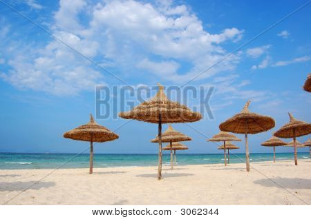 Plaża w mieście Suss
