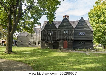 National Historic Saugus Iron Works About 10 Miles From Boston In Saugus, Massachusetts. Site Of The