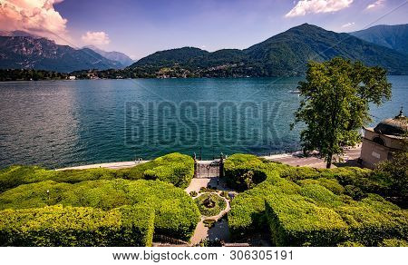 Exteriors Of Villa Carlotta, Lake Como, Tremezzo, Italy