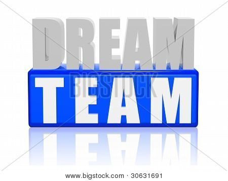 Dream Team - cubos e letras