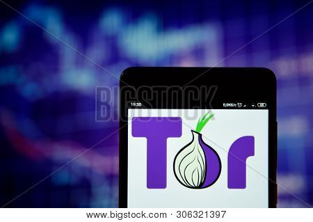 Tor Browser Logo Seen On The Smartphone