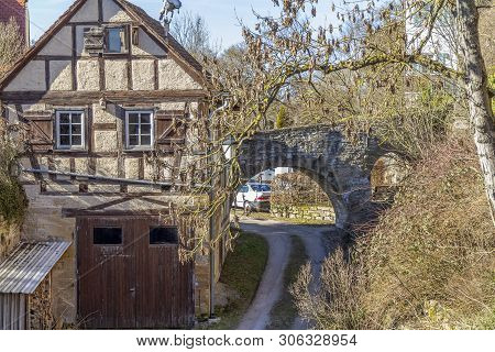 Impression Of Kirchberg An Der Jagst, A Town In Southern Germany