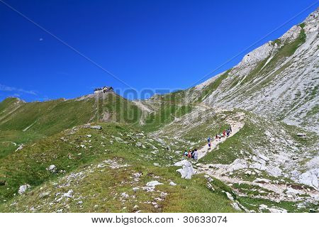 Wandern in Dolomiten