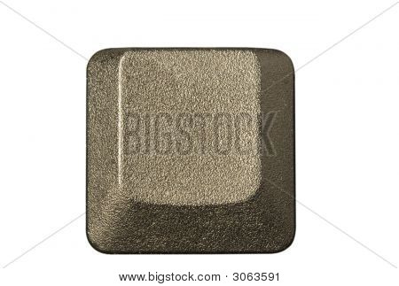 De sleutel van de computer In een toetsenbord met Letter, getal en symbolen