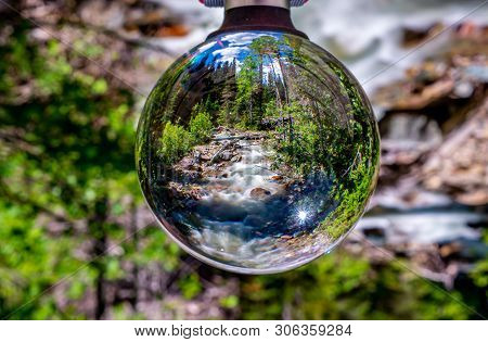 A Long Exposure With An Nd Filter And A Lensball Creates Tranquility.