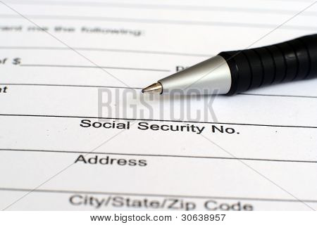 Social sikring Form