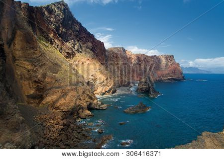 Landscape Of Ponta De Sao Lorenco In Madeira Island Portugalia