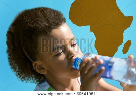 Shortage Of Drinking Water In African Countries. The Problem With Drinking Water Supplies On The Afr
