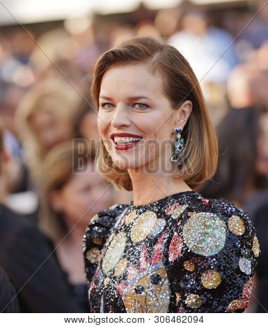 Eva Herzigova attends the screening of 