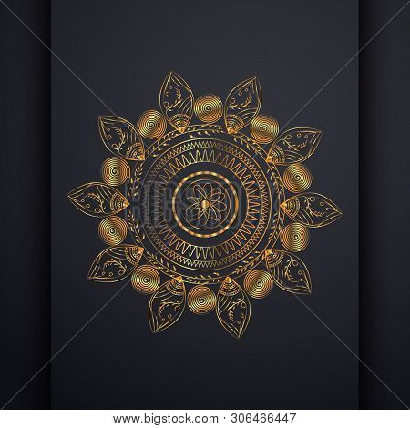 Beautiful Luxury Mandala Flower Pattern Illustration Vector