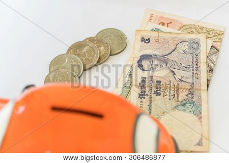 Thai Banknotes And Precious Coins Issued In The Important Agenda Of Thailand.