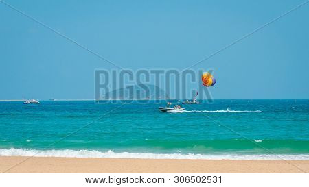 Parasailing, Parascending, Parakiting - Is A This Fascinating Active Form Of Recreation. Where A Per