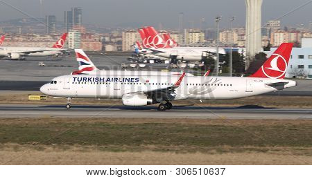 Airplane Takeoff From Airport