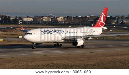 Airplane Takeoff From Airport