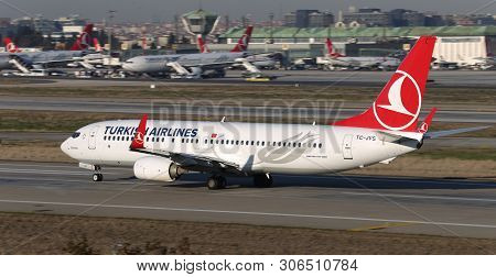 Airplane Takeoff From Airport