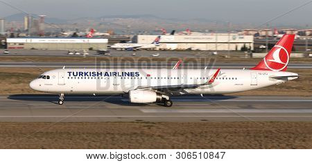 Airplane Takeoff From Airport