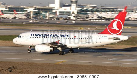 Airplane Takeoff From Airport