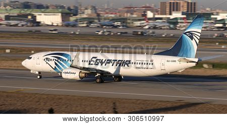 Airplane Takeoff From Airport