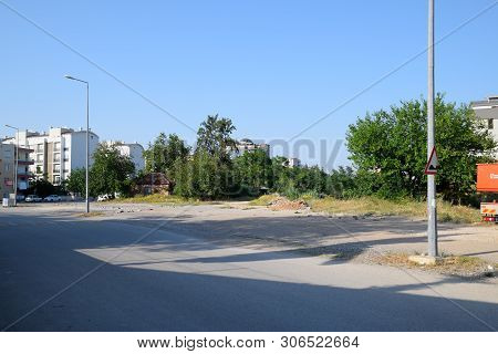 Antalya, Turkey - May 19, 2019: Sleeping Area Of Antalya, Low-rise Construction In Neighborhoods.
