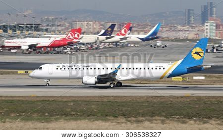 Airplane Takeoff From Airport