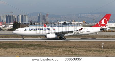 Airplane Takeoff From Airport