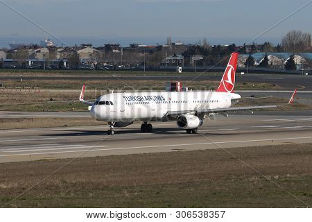 Airplane Takeoff From Airport