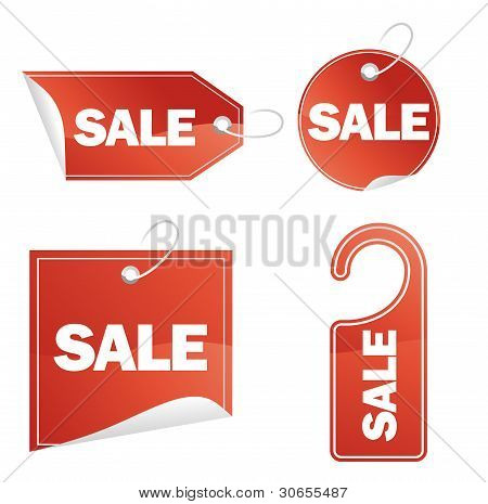 ขายสีแดง Stikers