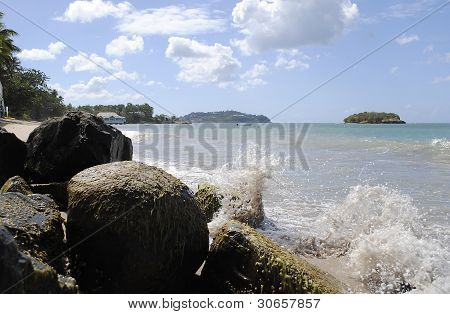 Warf Beach St. Lucia