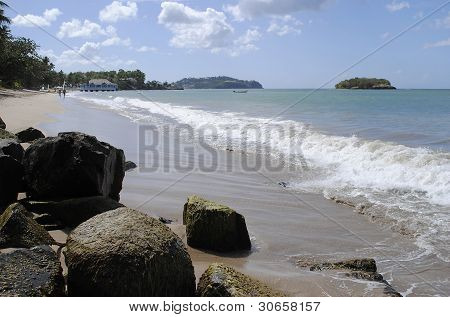 Warf Beach St. Lucia