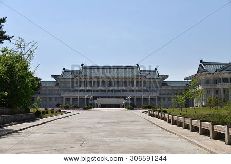 Kaesong, North Korea - May 4, 2019: Modern Building Of The Koryo Songgyungwan University Or Universi